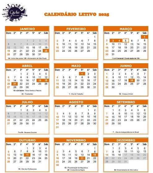 Calendário JPEg 2025